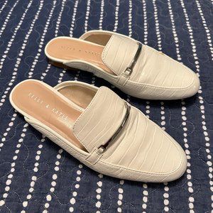Kelly & Katie White Mules